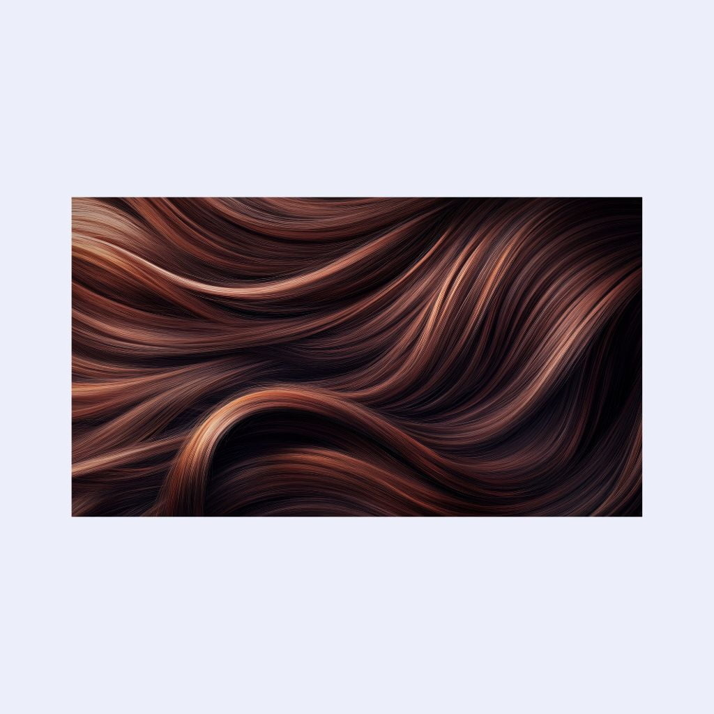 Hennè per capelli di colore rosso mogano